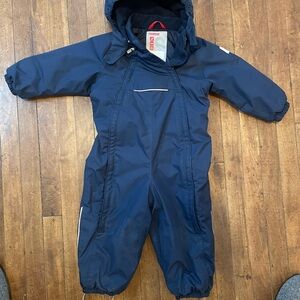 Reima 2T-3T Navy Blue Snowsuit with Hood